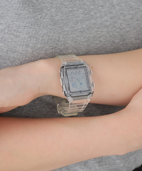 TIMEX(タイメックス)の「TIMEX Q LCA x-tw2w45200 Clear トランスパレント(アナログ腕時計・レディース・その他・FREE)」の3枚目の写真