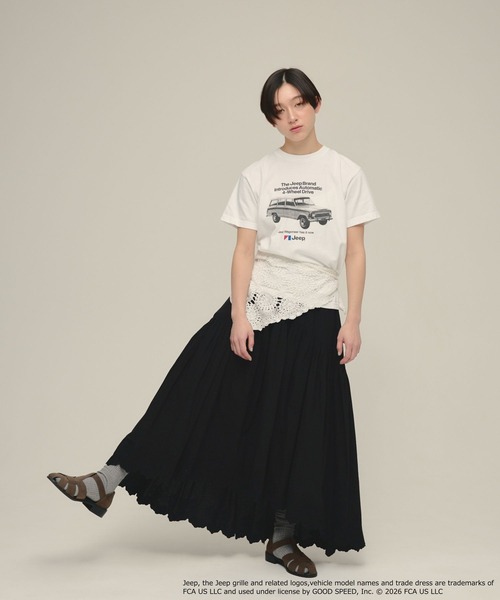 eL(エル)の「【eL】Print Tee /668749(Tシャツ/カットソー・レディース・ホワイト系その他/ベージュ系その他・FREE)」の3枚目の写真