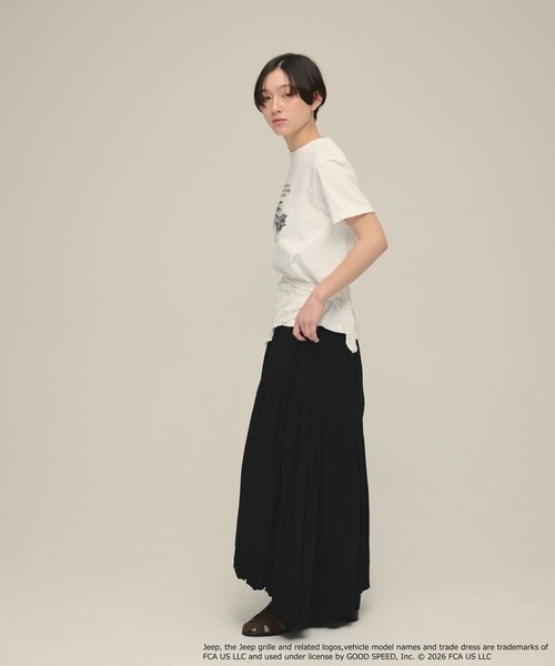eL(エル)の「【eL】Print Tee /668749(Tシャツ/カットソー・レディース・ホワイト系その他/ベージュ系その他・FREE)」の4枚目の写真