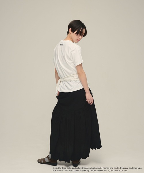 eL(エル)の「【eL】Print Tee /668749(Tシャツ/カットソー・レディース・ホワイト系その他/ベージュ系その他・FREE)」の5枚目の写真