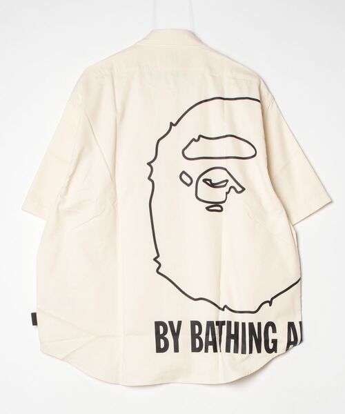 A BATHING APE(アベイシングエイプ)の「BIG BY BATHING APE SHIRT(シャツ/ブラウス・メンズ・アイボリー/サックスブルー・SMALL/MEDIUM/X-LARGE/XX-LARGE)」の11枚目の写真