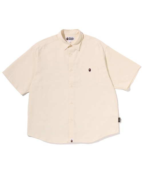 A BATHING APE(アベイシングエイプ)の「BIG BY BATHING APE SHIRT(シャツ/ブラウス・メンズ・アイボリー/サックスブルー・SMALL/MEDIUM/X-LARGE/XX-LARGE)」の2枚目の写真