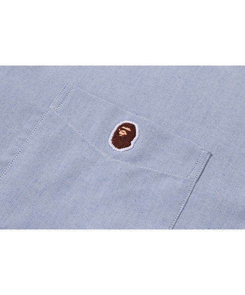 A BATHING APE(アベイシングエイプ)の「BIG BY BATHING APE SHIRT(シャツ/ブラウス・メンズ・アイボリー/サックスブルー・SMALL/MEDIUM/X-LARGE/XX-LARGE)」の6枚目の写真