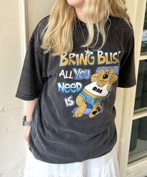 ヴィンテージ風ベアープリントTシャツ