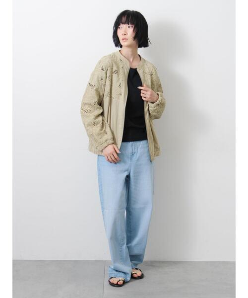 Samansa Mos2（サマンサ モスモス）の「【ECO DENIM】ストレートパンツ（その他パンツ・レディース・ブルー/サックスブルー/チャコールグレー・L/M）」の22枚目の写真