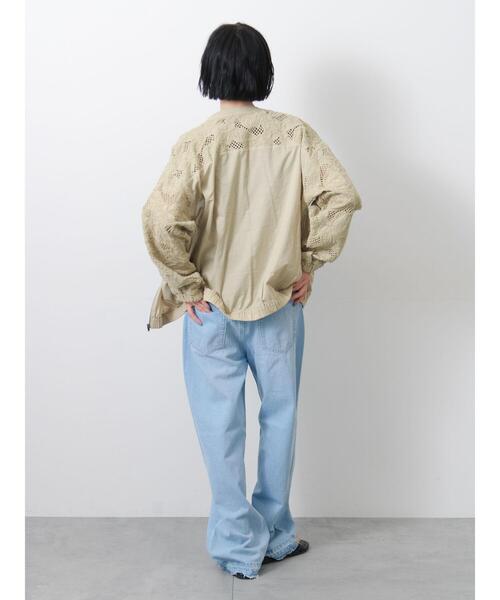 Samansa Mos2（サマンサ モスモス）の「【ECO DENIM】ストレートパンツ（その他パンツ・レディース・ブルー/サックスブルー/チャコールグレー・L/M）」の20枚目の写真
