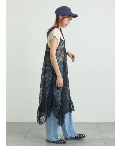 Samansa Mos2（サマンサ モスモス）の「【ECO DENIM】ストレートパンツ（その他パンツ・レディース・ブルー/サックスブルー/チャコールグレー・L/M）」の18枚目の写真