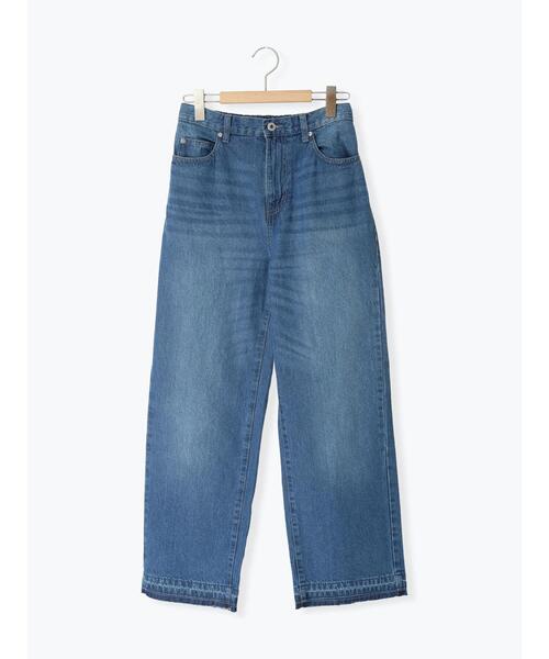 Samansa Mos2（サマンサ モスモス）の「【ECO DENIM】ストレートパンツ（その他パンツ・レディース・ブルー/サックスブルー/チャコールグレー・L/M）」の11枚目の写真
