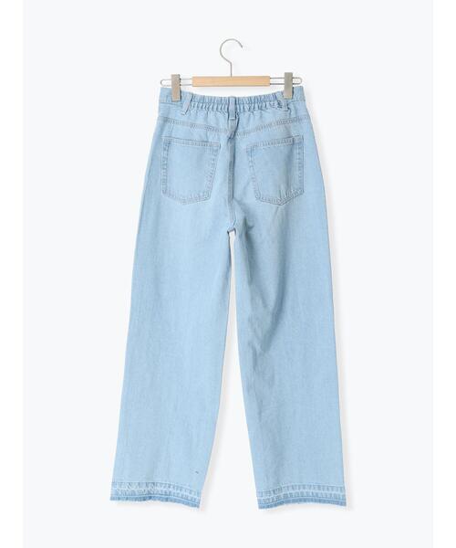 Samansa Mos2（サマンサ モスモス）の「【ECO DENIM】ストレートパンツ（その他パンツ・レディース・ブルー/サックスブルー/チャコールグレー・L/M）」の9枚目の写真