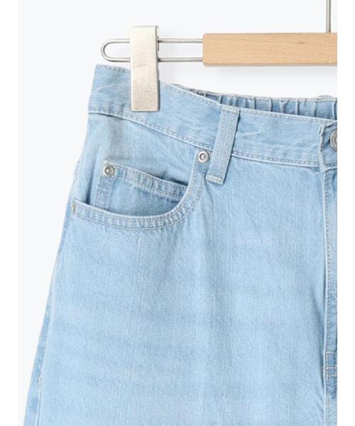 Samansa Mos2（サマンサ モスモス）の「【ECO DENIM】ストレートパンツ（その他パンツ・レディース・ブルー/サックスブルー/チャコールグレー・L/M）」の7枚目の写真