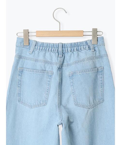 Samansa Mos2（サマンサ モスモス）の「【ECO DENIM】ストレートパンツ（その他パンツ・レディース・ブルー/サックスブルー/チャコールグレー・L/M）」の5枚目の写真