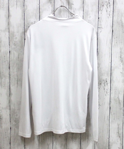 SHISKY（シスキー）の「長袖ZIPラッシュガード フード メンズ（Tシャツ/カットソー・メンズ・チャコールグレー/ブラック/オフホワイト/ネイビー/グレー系その他/ブラック系その他/ホワイト系その他/イエロー系その他/ブルー系その他・M/L/XL）」の22枚目の写真