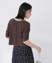 NATURAL BEAUTY BASIC | 前後2WAYカーディガン(Tシャツ/カットソー)