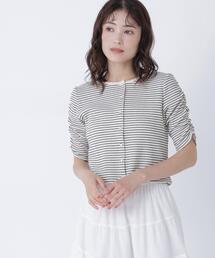 NATURAL BEAUTY BASIC | 前後2WAYカーディガン(Tシャツ/カットソー)