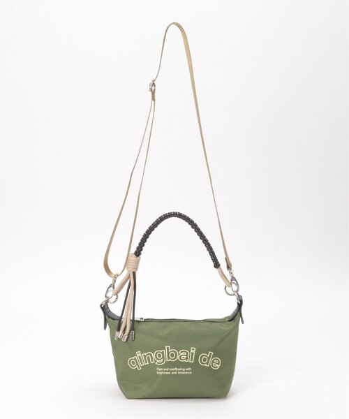 ikka（イッカ）の「【撥水】ロゴ入り2WAYミニショルダーバッグ（ショルダーバッグ・レディース・ネイビー/カーキ/オレンジ/ブラック・FREE）」の8枚目の写真