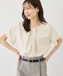 ROPE' PICNIC（ロペピクニック）の「フロントタックタイハーフスリーブブラウス（シャツ/ブラウス）」