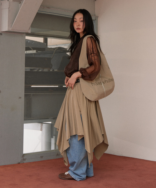 HAVEAWHALE（ハブアホエール）の「COTTON ECO BAG(LK)（ショルダーバッグ・レディース・その他・FREE）」の5枚目の写真