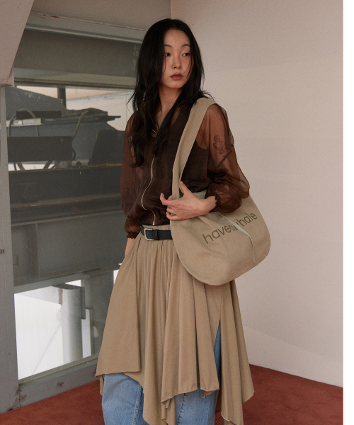 HAVEAWHALE（ハブアホエール）の「COTTON ECO BAG(LK)（ショルダーバッグ・レディース・その他・FREE）」の6枚目の写真