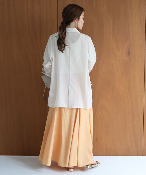 le.coeur blanc（ルクールブラン）の「ヴィンテージライクパネルスカート（スカート・レディース・カーキオリーブ/オレンジ/チャコールグレー・36/38）」の18枚目の写真