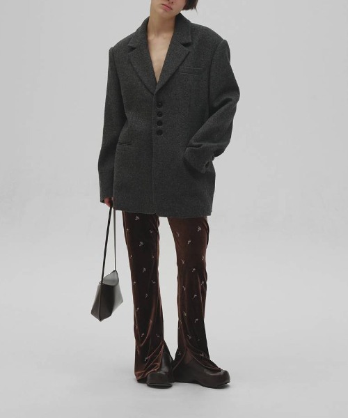 TODAYFUL（トゥデイフル）の「TODAYFUL　Petit Flower Velour Leggings プチフラワーベロアレギンス/12620721（レギンス/スパッツ・レディース・チョコ/ブラック・36）」の9枚目の写真