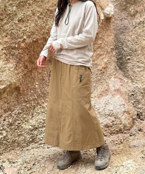 GRIP SWANY(グリップスワニー)の「【GSWK0047】 W`S CARGO SKIRT(スカート・レディース・ベージュ系1/ブラック・L)」の3枚目の写真