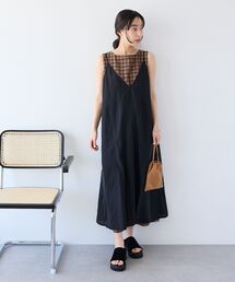 CRAFT STANDARD BOUTIQUE | 【2点SET】チェックレイヤードワンピース(ワンピース)