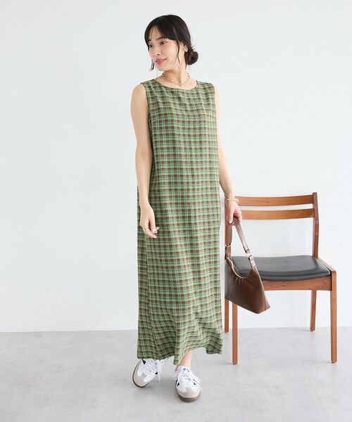 CRAFT STANDARD BOUTIQUE(クラフトスタンダードブティック)の「【2点SET】チェックレイヤードワンピース(ワンピース・レディース・ブラック系その他3/ブラウン系その他4・FREE)」の17枚目の写真