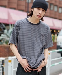 WEGO/ボーダーリンガーTシャツ