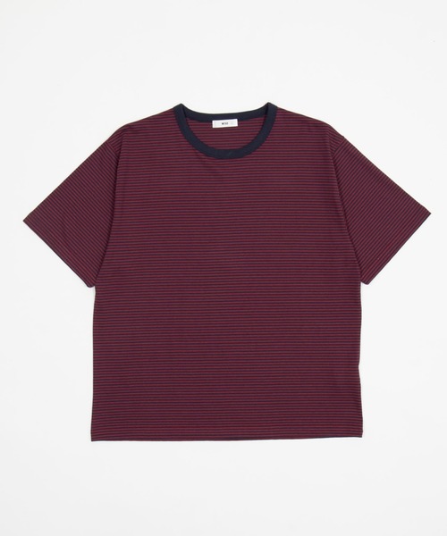 WEGO（ウィゴー）の「WEGO/ボーダーリンガーTシャツ（Tシャツ/カットソー・メンズ・ブラック系その他5/レッド系その他・MEDIUM/LARGE）」の18枚目の写真