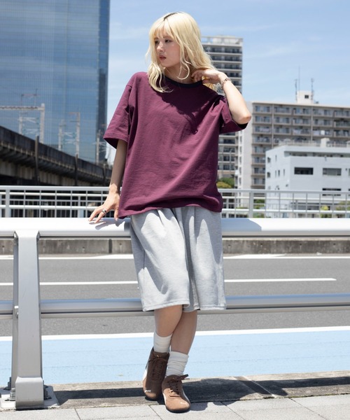 WEGO（ウィゴー）の「WEGO/ボーダーリンガーTシャツ（Tシャツ/カットソー・メンズ・ブラック系その他5/レッド系その他・MEDIUM/LARGE）」の3枚目の写真