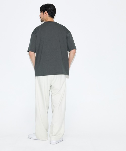 coca(coca)(コカ)の「ワッペン半袖Tシャツ(Tシャツ/カットソー・メンズ・チャコール/ホワイト・M)」の5枚目の写真