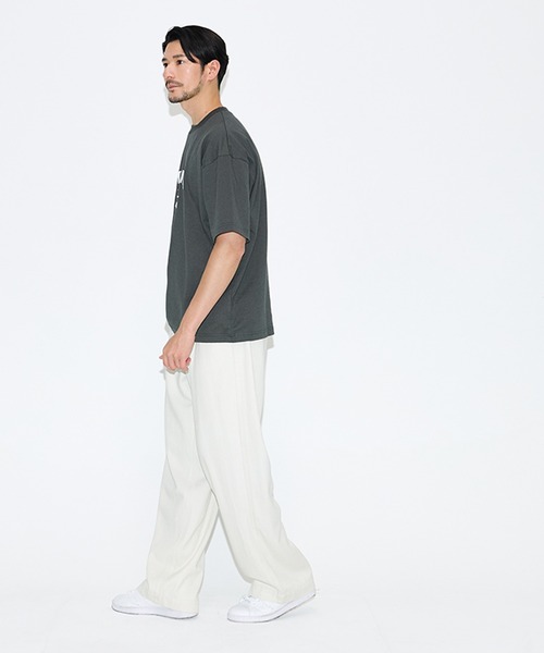 coca(coca)(コカ)の「ワッペン半袖Tシャツ(Tシャツ/カットソー・メンズ・チャコール/ホワイト・M)」の7枚目の写真