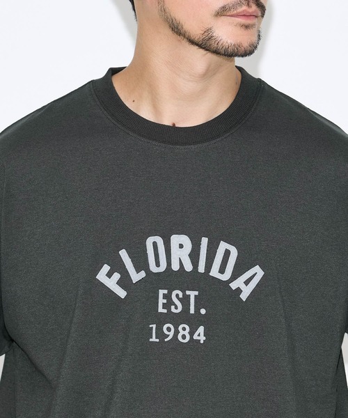 coca(coca)(コカ)の「ワッペン半袖Tシャツ(Tシャツ/カットソー・メンズ・チャコール/ホワイト・M)」の8枚目の写真
