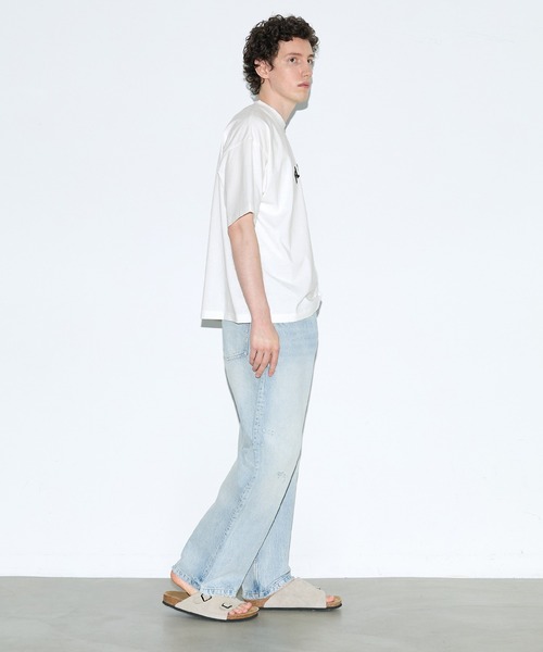 coca(coca)(コカ)の「ワッペン半袖Tシャツ(Tシャツ/カットソー・メンズ・チャコール/ホワイト・M)」の10枚目の写真