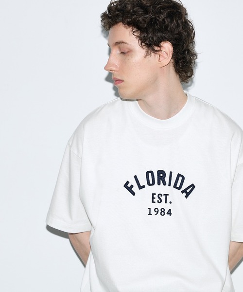 coca(coca)(コカ)の「ワッペン半袖Tシャツ(Tシャツ/カットソー・メンズ・チャコール/ホワイト・M)」の13枚目の写真