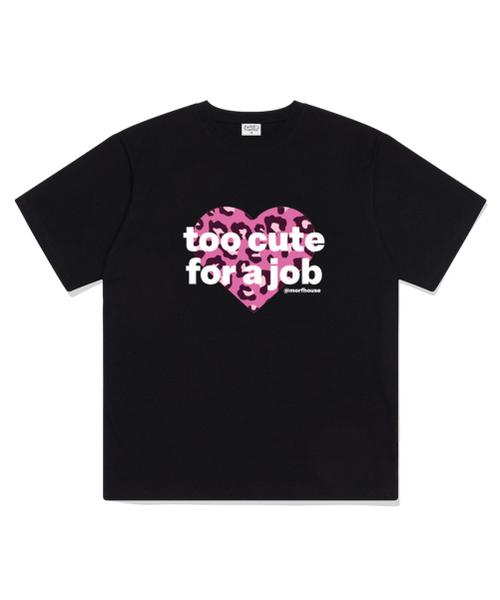 THEMORFHOUSE(ザモーフハウス)の「キュートレオパードオーバーサイズ半袖Tシャツメランジグレー(Tシャツ/カットソー・レディース・その他・SMALL/MEDIUM/LARGE)」の3枚目の写真