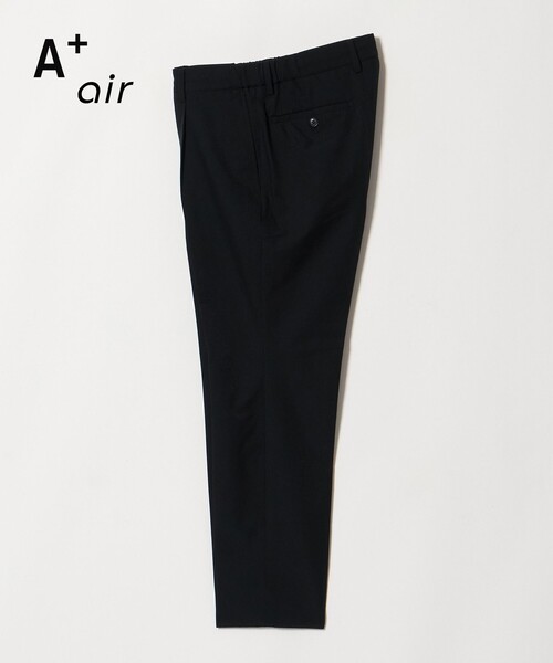 green label relaxing（グリーンレーベルリラクシング）の「A+ air ポリエステル ミニ チェック 1プリーツ スラックス（スラックス・メンズ・ブラウン系/ブラック・XL/M/S/L）」の9枚目の写真