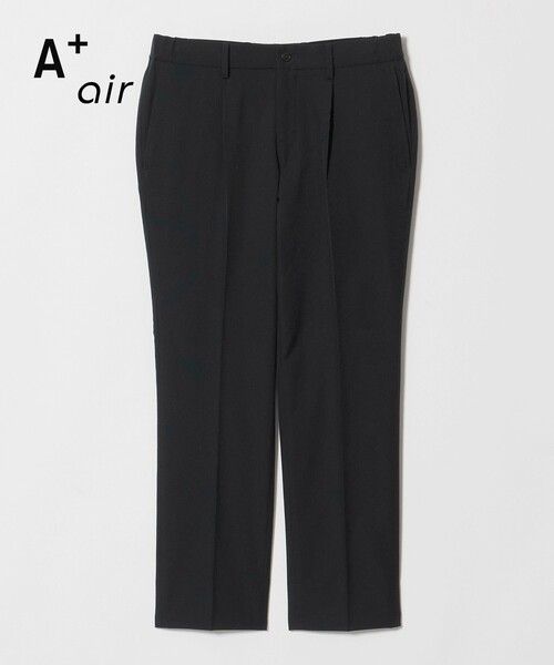 green label relaxing（グリーンレーベルリラクシング）の「A+ air ポリエステル ミニ チェック 1プリーツ スラックス（スラックス・メンズ・ブラウン系/ブラック・XL/M/S/L）」の10枚目の写真