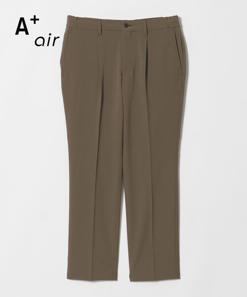 green label relaxing（グリーンレーベルリラクシング）の「A+ air ポリエステル ミニ チェック 1プリーツ スラックス（スラックス・メンズ・ブラウン系/ブラック・XL/M/S/L）」の15枚目の写真