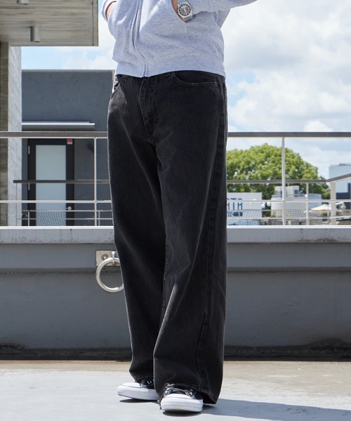 Levi's(リーバイス)の「LEVI'S/リーバイス BAGGY WIDE LEG ジーンズ バギー ワイド デニムパンツ ジーパン ワイドパンツ バギーパンツ 2026年秋冬 秋服(デニムパンツ・メンズ・ブラック/ダークインディゴブルー・32inch/30inch/34inch/36inch)」の3枚目の写真