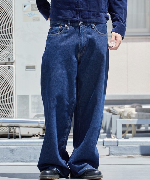 Levi's(リーバイス)の「LEVI'S/リーバイス BAGGY WIDE LEG ジーンズ バギー ワイド デニムパンツ ジーパン ワイドパンツ バギーパンツ 2026年秋冬 秋服(デニムパンツ・メンズ・ブラック/ダークインディゴブルー・32inch/30inch/34inch/36inch)」の16枚目の写真