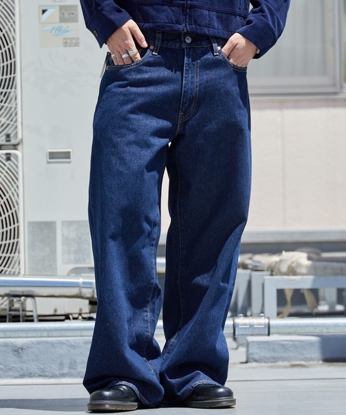 Levi's(リーバイス)の「LEVI'S/リーバイス BAGGY WIDE LEG ジーンズ バギー ワイド デニムパンツ ジーパン ワイドパンツ バギーパンツ 2026年秋冬 秋服(デニムパンツ・メンズ・ブラック/ダークインディゴブルー・32inch/30inch/34inch/36inch)」の15枚目の写真