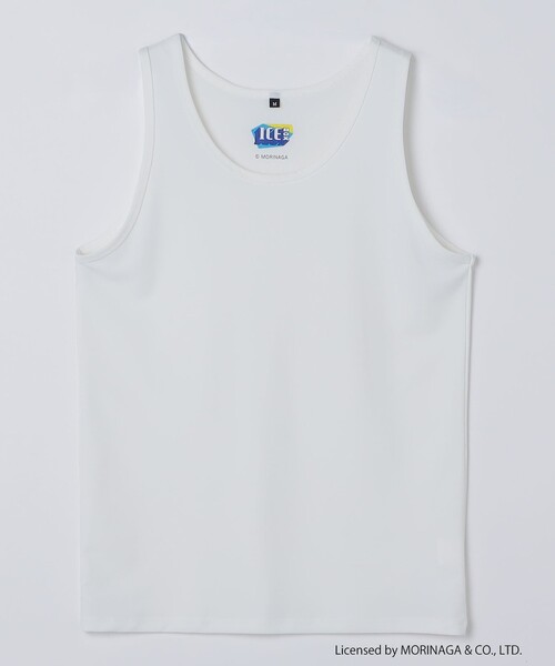 SHIPS Colors(シップス カラーズ)の「【SHIPS Colors別注】アイスボックス:〈接触冷感・吸水速乾〉タンクトップ◇(タンクトップ・メンズ・グレー/ライトホワイト/ブラック・MEDIUM/LARGE)」の19枚目の写真