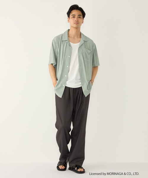 SHIPS Colors(シップス カラーズ)の「【SHIPS Colors別注】アイスボックス:〈接触冷感・吸水速乾〉タンクトップ◇(タンクトップ・メンズ・グレー/ライトホワイト/ブラック・MEDIUM/LARGE)」の9枚目の写真