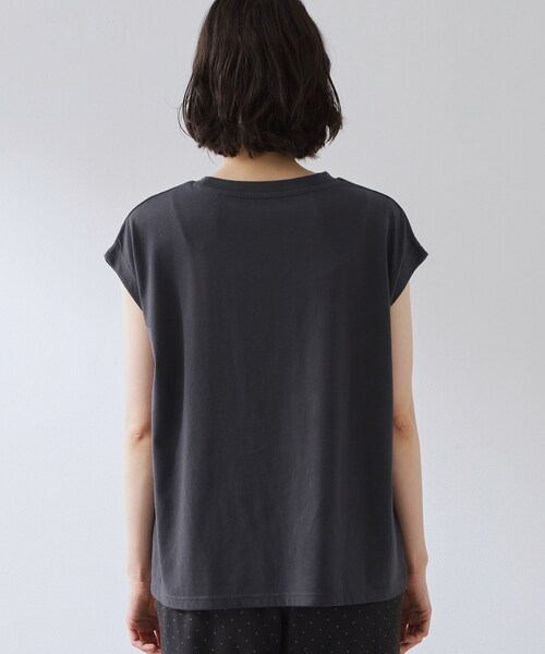 THE SHOP TK (ザ ショップ ティーケー )の「オーガンジー刺繍Tシャツ(Tシャツ/カットソー・レディース・オフホワイト/キャメル/スミクロ・12/13)」の18枚目の写真
