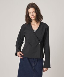 Steven Alan | <Steven Alan>カシュクール フリル ブラウス(シャツ/ブラウス)