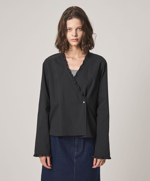 Steven Alan（スティーブンアラン）の「＜Steven Alan＞カシュクール フリル ブラウス（シャツ/ブラウス・レディース・オフホワイト/ブラック・M/S）」の17枚目の写真