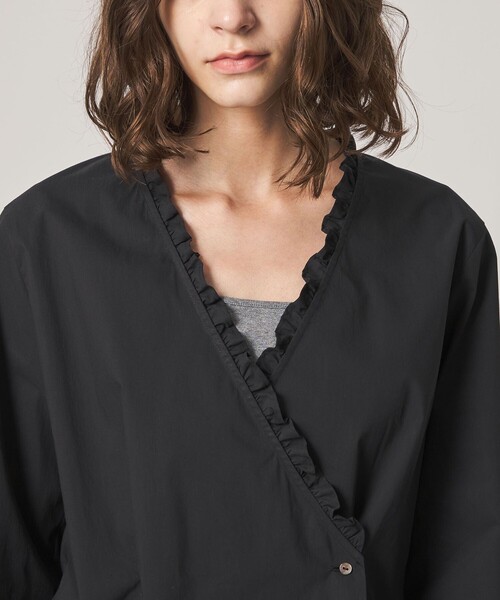 Steven Alan（スティーブンアラン）の「＜Steven Alan＞カシュクール フリル ブラウス（シャツ/ブラウス・レディース・オフホワイト/ブラック・M/S）」の20枚目の写真