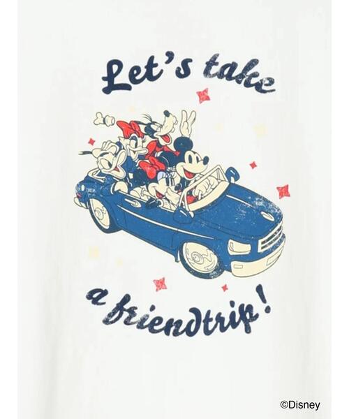 Te chichi（テチチ）の「【Disney】MICKEY&FRIENDS/オーバーサイズTシャツ（Tシャツ/カットソー・レディース・チャコールグレー/オフホワイト/ブラウン・F）」の18枚目の写真