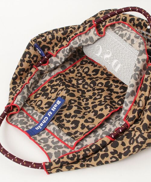 DOUBLE STANDARD CLOTHING(ダブルスタンダードクロージング)の「Ball&Chain/ DSC COUTURE ミニショッピングバッグ(エコバッグ/サブバッグ・レディース・レオパード/ブルー・FREE)」の7枚目の写真